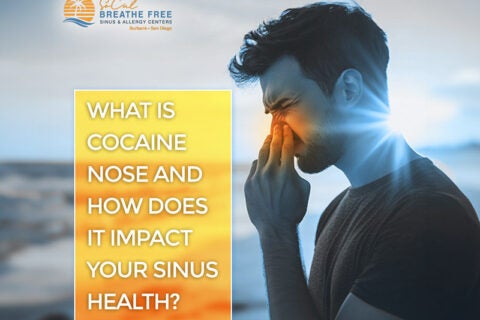 Man suffering from Sinus