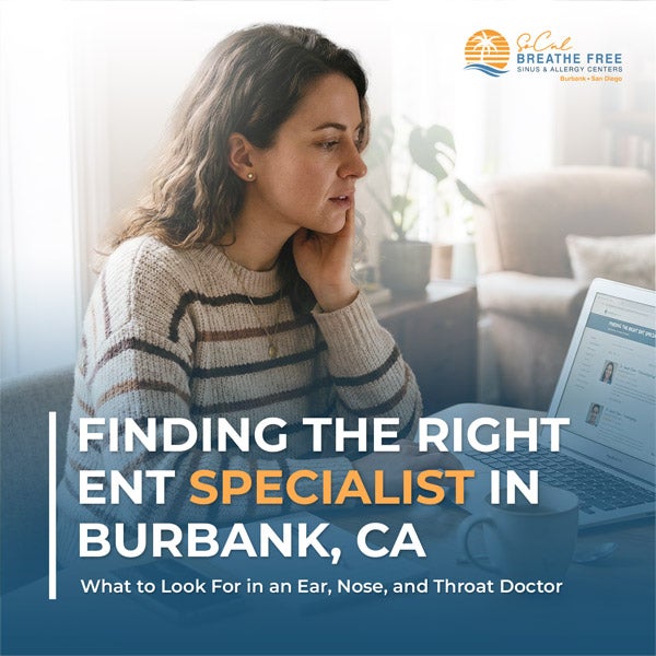 Girl searching for a doctor for her ear pain