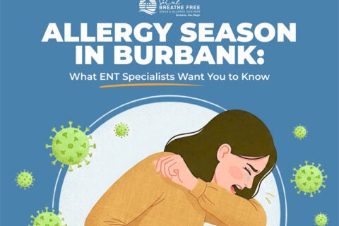 Allergy season in Burbank banner.